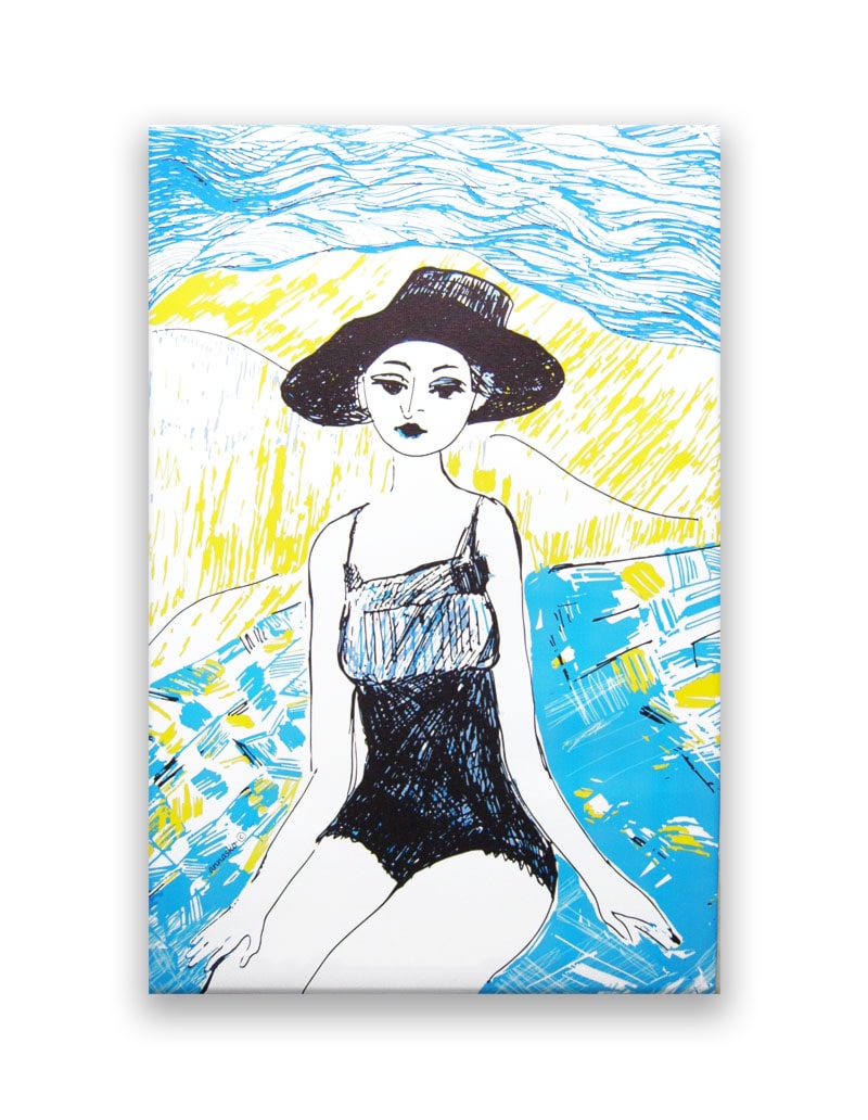 na plaży obraz canvas - zdjęcie od annasko - Homebook
