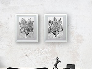 dwa rysunki biało czarne - zdjęcie od annasko
