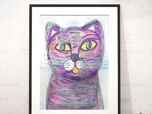 bajkowy rysunek z kotem - zdjęcie od annasko