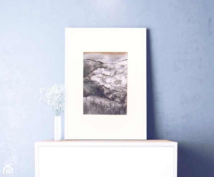 góry rysunek biało czarny - zdjęcie od annasko - Homebook