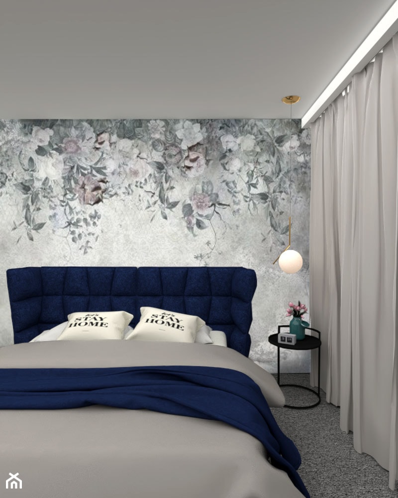 Sypialnia z nutą glamour - zdjęcie od BS Studio Projektowe