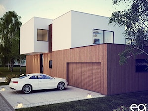 Dom jednorodzinny - Średnie jednopiętrowe nowoczesne domy jednorodzinne murowane, styl nowoczesny - zdjęcie od EPI Studio