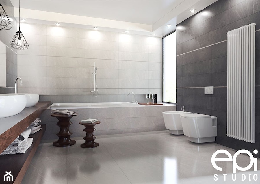 Różne wnętrza - Duża łazienka, styl nowoczesny - zdjęcie od EPI Studio