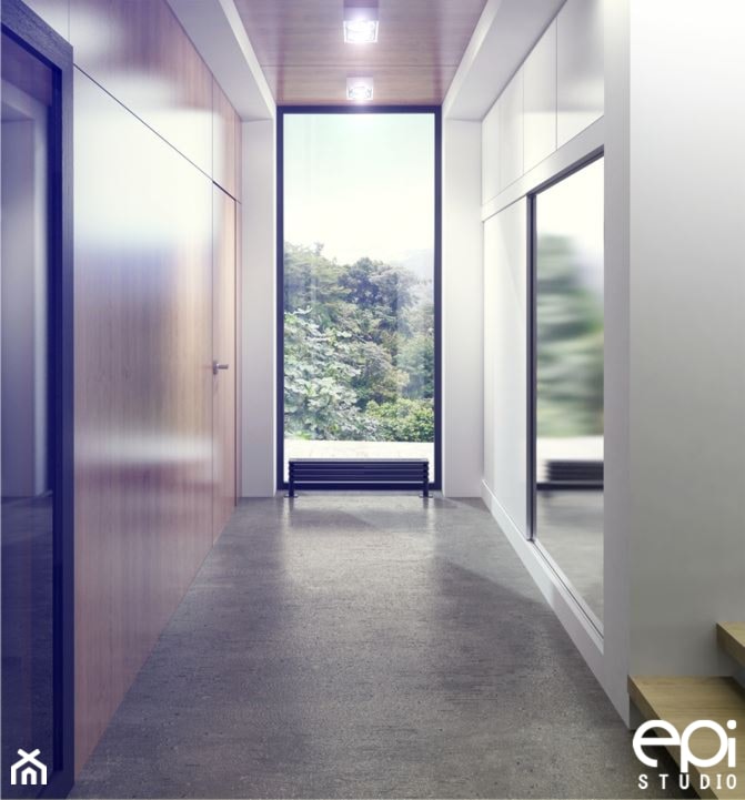 Dom jednorodzinny - Hol / przedpokój, styl nowoczesny - zdjęcie od EPI Studio