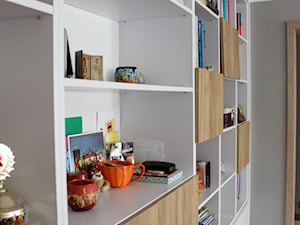 Mieszkanie w bloku 70m2 - Salon, styl nowoczesny - zdjęcie od NOVI projektowanie