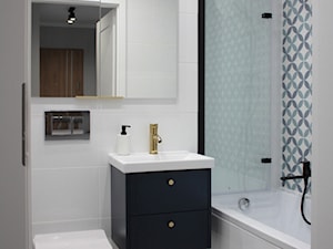 Łazienka z patchworkiem - zdjęcie od NOVI projektowanie