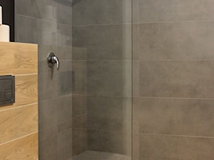 Czarno-szara łazienka - zdjęcie od NOVI projektowanie