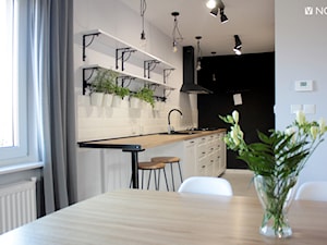 Dom jednorodzinny w Starachowicach - Kuchnia, styl skandynawski - zdjęcie od NOVI projektowanie