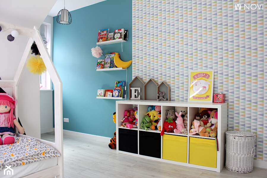 Dom jednorodzinny - Pokój dziecka, styl skandynawski - zdjęcie od NOVI projektowanie
