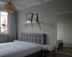 Szara sypialnia - zdjęcie od NOVI projektowanie - Homebook