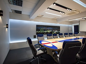 Ultranowoczesna sala konferencyjna - zdjęcie od Pracownia Projektowania Wnętrz Małgorzata Czapla