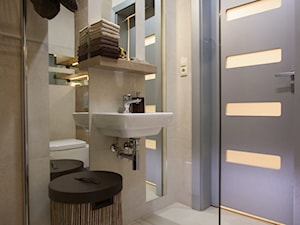 Łazienka w beżach - zdjęcie od Pracownia Projektowania Wnętrz Małgorzata Czapla