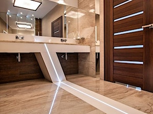 Łazienka w wersji biznesowej - zdjęcie od Pracownia Projektowania Wnętrz Małgorzata Czapla