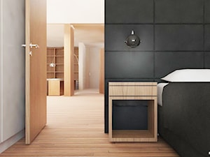 Projekt wnętrza domu parterowego - Sypialnia, styl minimalistyczny - zdjęcie od WIKA ARCHITEKCI