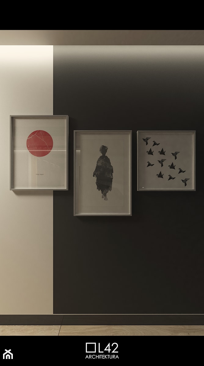 JAPANESE CUT | 2018 - Hol / przedpokój, styl minimalistyczny - zdjęcie od L42 Architektura