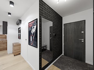 Projekt mieszkania - Hol / przedpokój, styl industrialny - zdjęcie od Artema Pracownia Architektury Wnętrz Agnieszka Krawczyk