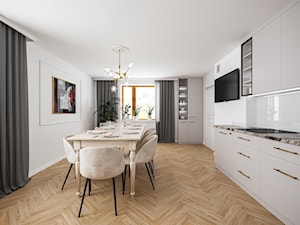 Projekt kuchni modern classic - Kuchnia, styl glamour - zdjęcie od Artema Pracownia Architektury Wnętrz Agnieszka Krawczyk