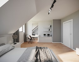Projekt sypialni - Sypialnia, styl minimalistyczny - zdjęcie od Artema Pracownia Architektury Wnętrz Agnieszka Krawczyk - Homebook