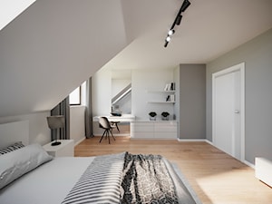 Projekt sypialni - Sypialnia, styl minimalistyczny - zdjęcie od Artema Pracownia Architektury Wnętrz Agnieszka Krawczyk