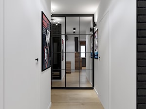 Projekt mieszkania - Hol / przedpokój, styl industrialny - zdjęcie od Artema Pracownia Architektury Wnętrz Agnieszka Krawczyk