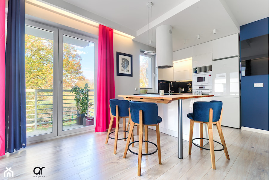 Intensywne kolory w mieszkaniu - Kuchnia, styl nowoczesny - zdjęcie od ar Wnętrza