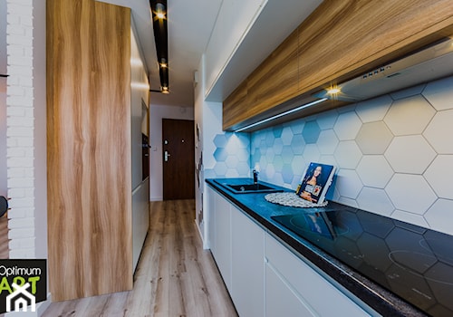 Mieszkanie pod wynajem - Kuchnia, styl skandynawski - zdjęcie od OptimumArt Pracownia Aranżacji Wnętrz