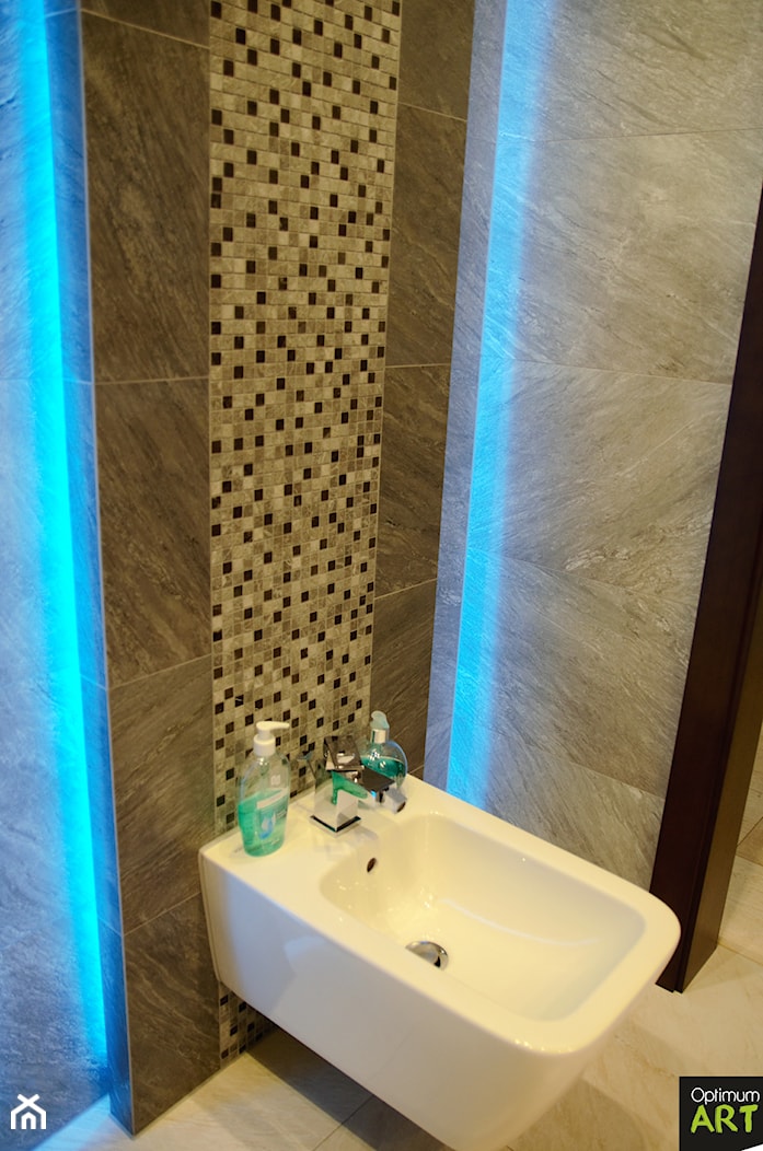 Toaleta dla gości - Dom pod Rzeszowem - zdjęcie od OptimumArt Pracownia Aranżacji Wnętrz - Homebook