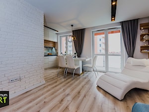 Mieszkanie pod wynajem - Salon, styl skandynawski - zdjęcie od OptimumArt Pracownia Aranżacji Wnętrz