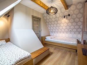 apartament Zakopane - Mała sypialnia na poddaszu - zdjęcie od Marta Witkowska-Kozera m Art studio projektowe
