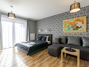 apartamenty w górach - Sypialnia, styl nowoczesny - zdjęcie od Marta Witkowska-Kozera m Art studio projektowe