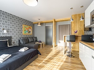 apartamenty w górach - Sypialnia, styl nowoczesny - zdjęcie od Marta Witkowska-Kozera m Art studio projektowe