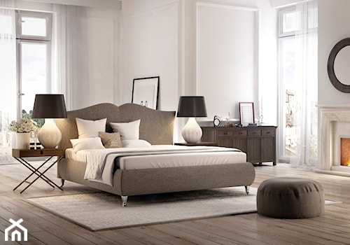 Łóżka tapicerowane - Sypialnia, styl tradycyjny - zdjęcie od New Design