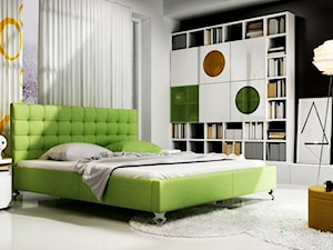 Łóżka tapicerowane - Sypialnia, styl glamour - zdjęcie od New Design