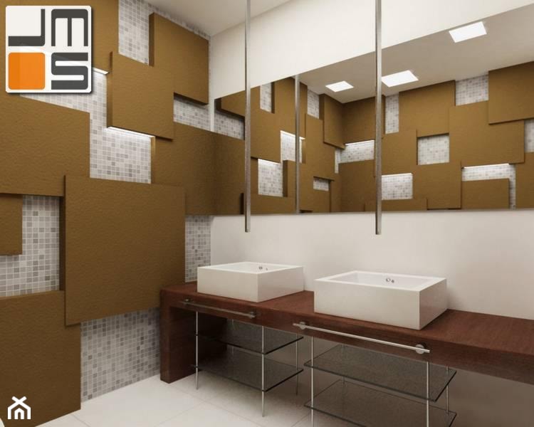 Projekt nowoczesnej łazienki - zdjęcie od jms STUDIO s.c.