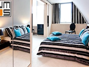 Jasna sypialnia w apartamancie w Hotelu Młyn Jacka k/Wadowic - zdjęcie od jms STUDIO s.c.