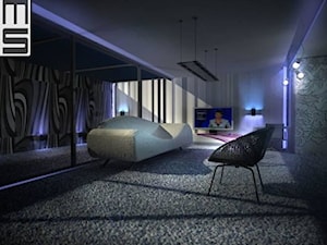 Projekt wnętrz apartamentów w Hotelu Lenart w Wieliczce