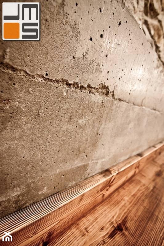 Dekoracyjna ściana betonowa w hotelowej restuaracji - zdjęcie od jms STUDIO s.c. - Homebook