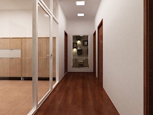 Projekt korytarza biurowego. - zdjęcie od jms STUDIO s.c.