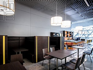 Aranżacja eleganckiej restauracji na lotnisku - zdjęcie od jms STUDIO s.c.