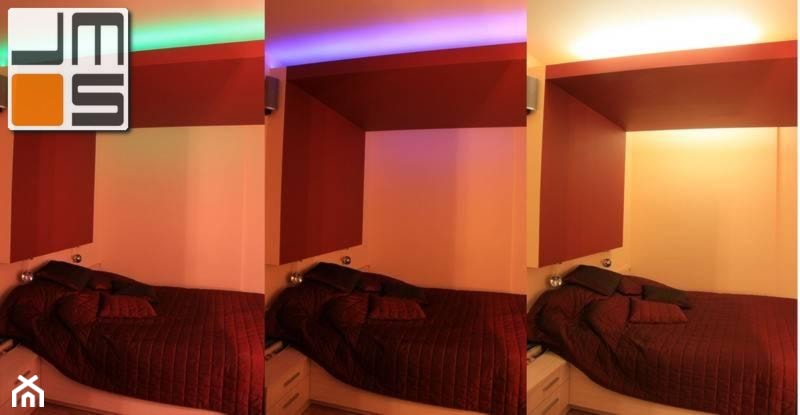System oświetlenia led w sypialni - zdjęcie od jms STUDIO s.c. - Homebook