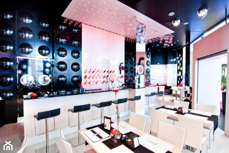 Wnętrza nowoczesnej restauracji sushi - zdjęcie od jms STUDIO s.c. - Homebook