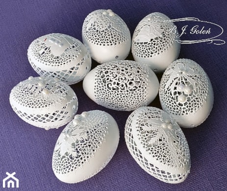 - zdjęcie od Ażurowe pisanki rzeźbione - Egg art - Homebook