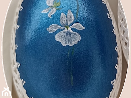 Aranżacje wnętrz - : Ażurowe pisanki kolekcja granatowa ręcznie malowane - Ażurowe pisanki rzeźbione - Egg art . Przeglądaj, dodawaj i zapisuj najlepsze zdjęcia, pomysły i inspiracje designerskie. W bazie mamy już prawie milion fotografii!