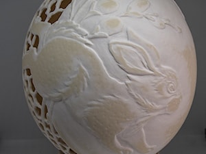 Pisanka - Zajączek Wielkanocny - zdjęcie od Ażurowe pisanki rzeźbione - Egg art