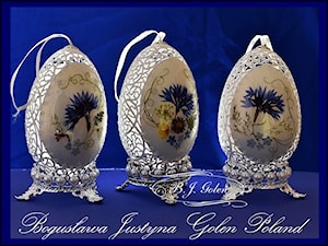 Ażurowe pisanki i suszone kwiaty z polskich łąk - zdjęcie od Ażurowe pisanki rzeźbione - Egg art