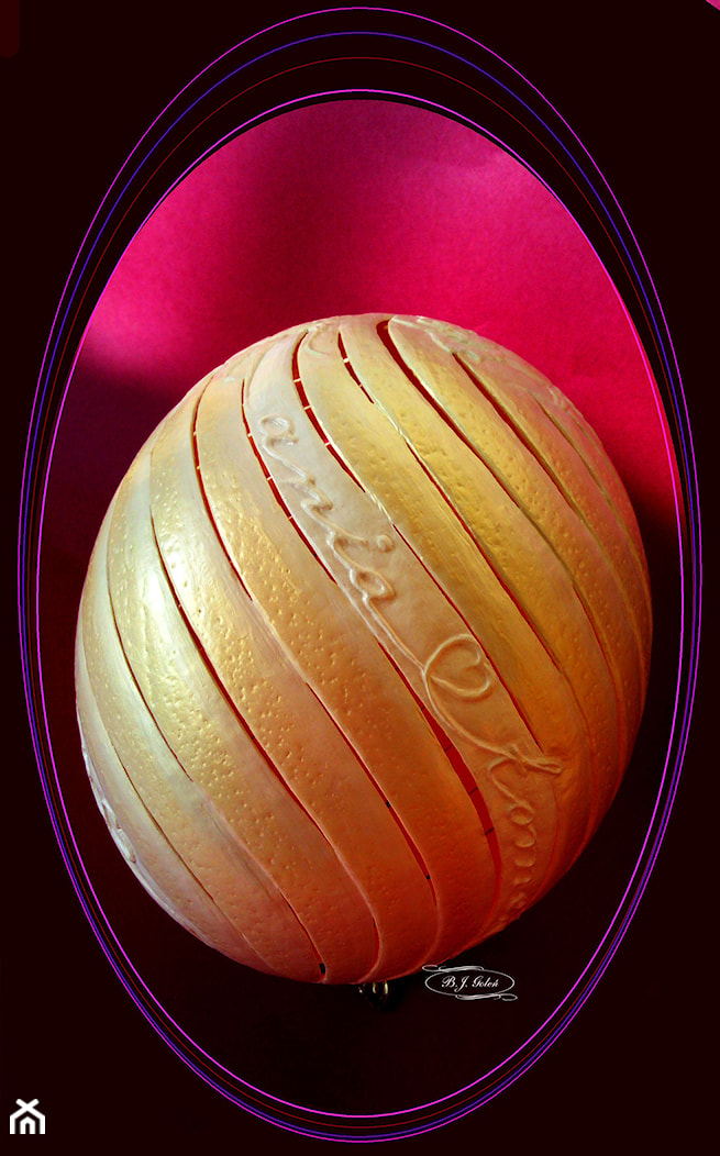 Nasze pasje - Z dedykacją - Jajko strusie jako dekoracje - zdjęcie od Ażurowe pisanki rzeźbione - Egg art - Homebook