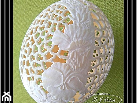 Aranżacje wnętrz - : Pisanka - Ażurowe pisanki rzeźbione - Egg art . Przeglądaj, dodawaj i zapisuj najlepsze zdjęcia, pomysły i inspiracje designerskie. W bazie mamy już prawie milion fotografii!