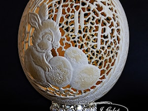 Zajączek Wielkanocny - zdjęcie od Ażurowe pisanki rzeźbione - Egg art