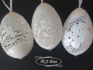 ażurowe pisanki jak koronki - zdjęcie od Ażurowe pisanki rzeźbione - Egg art