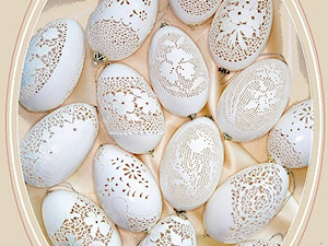 Wielkanoc w koronkach - zdjęcie od Ażurowe pisanki rzeźbione - Egg art